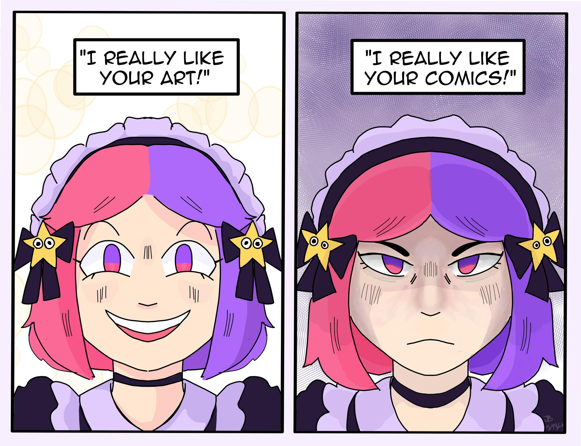 Art Vs Comics