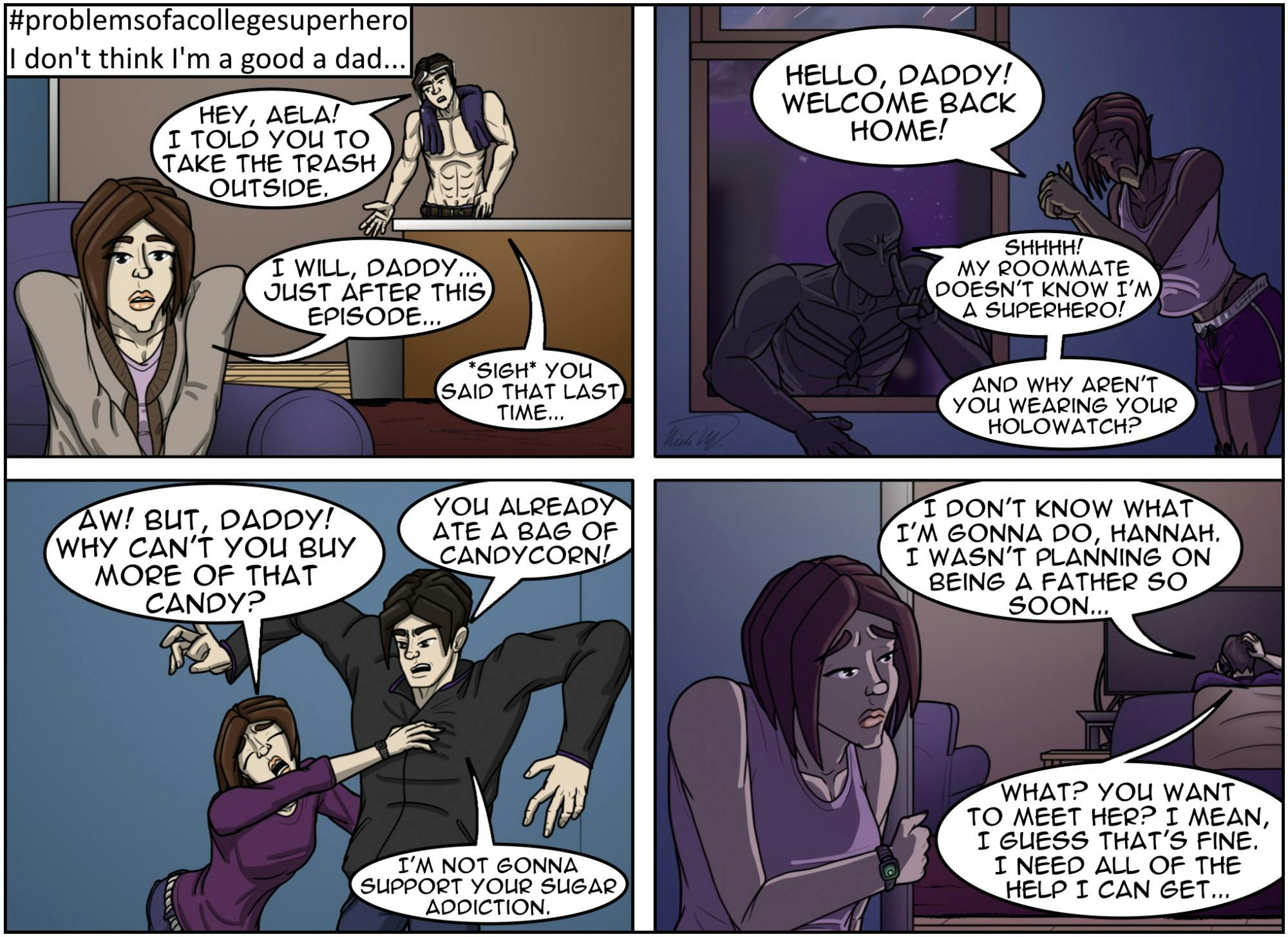 #problemsofacollegesuperhero