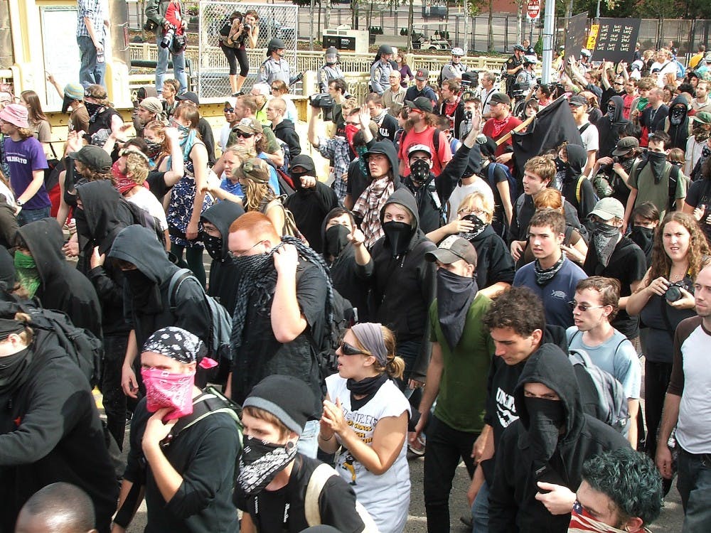 EMU students participate in a peaceful mass march across Pittsburgh.