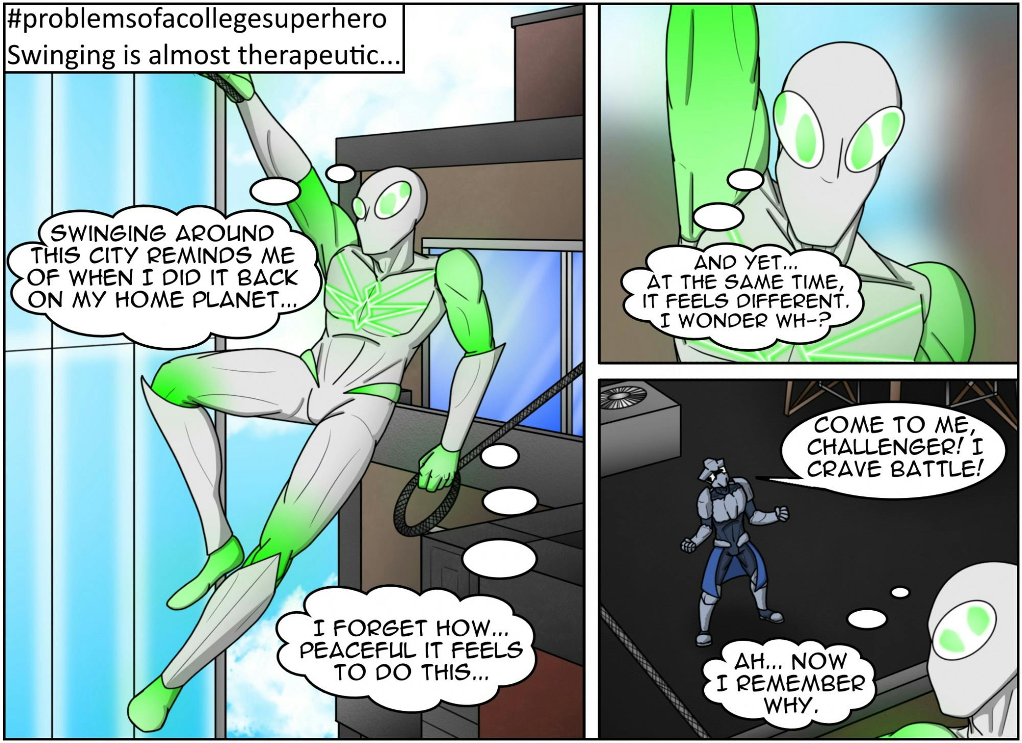 #problemsofacollegesuperhero