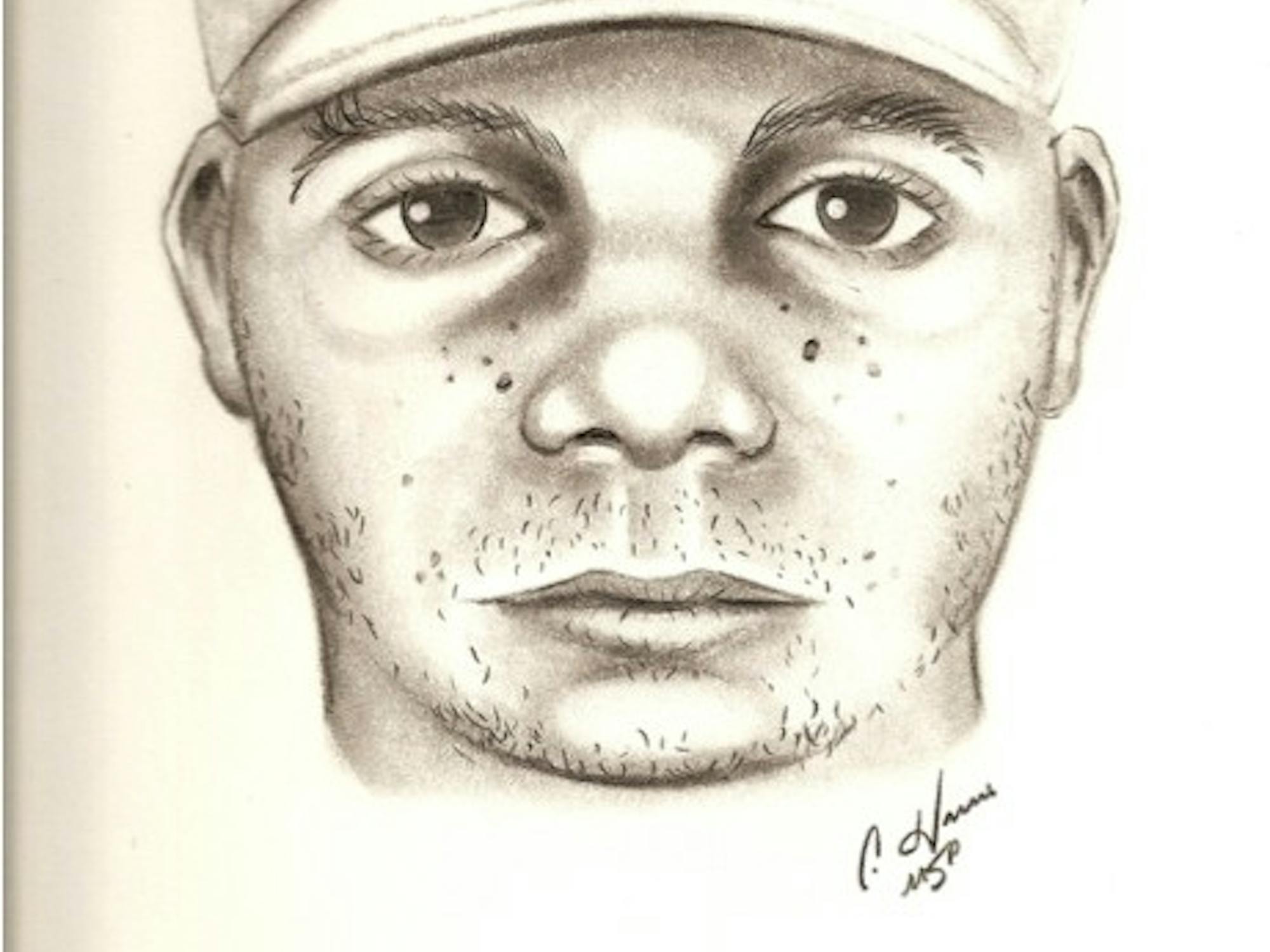 Sketch of suspect in credit union robbery
