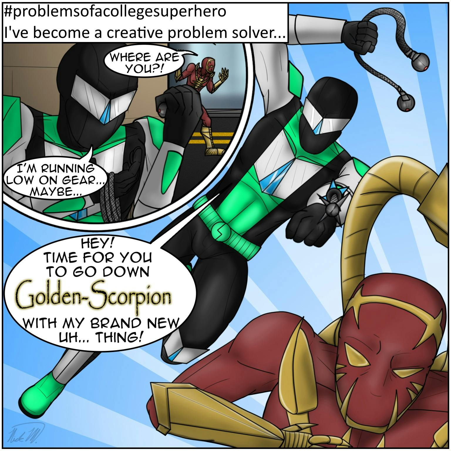 #problemsofacollegesuperhero