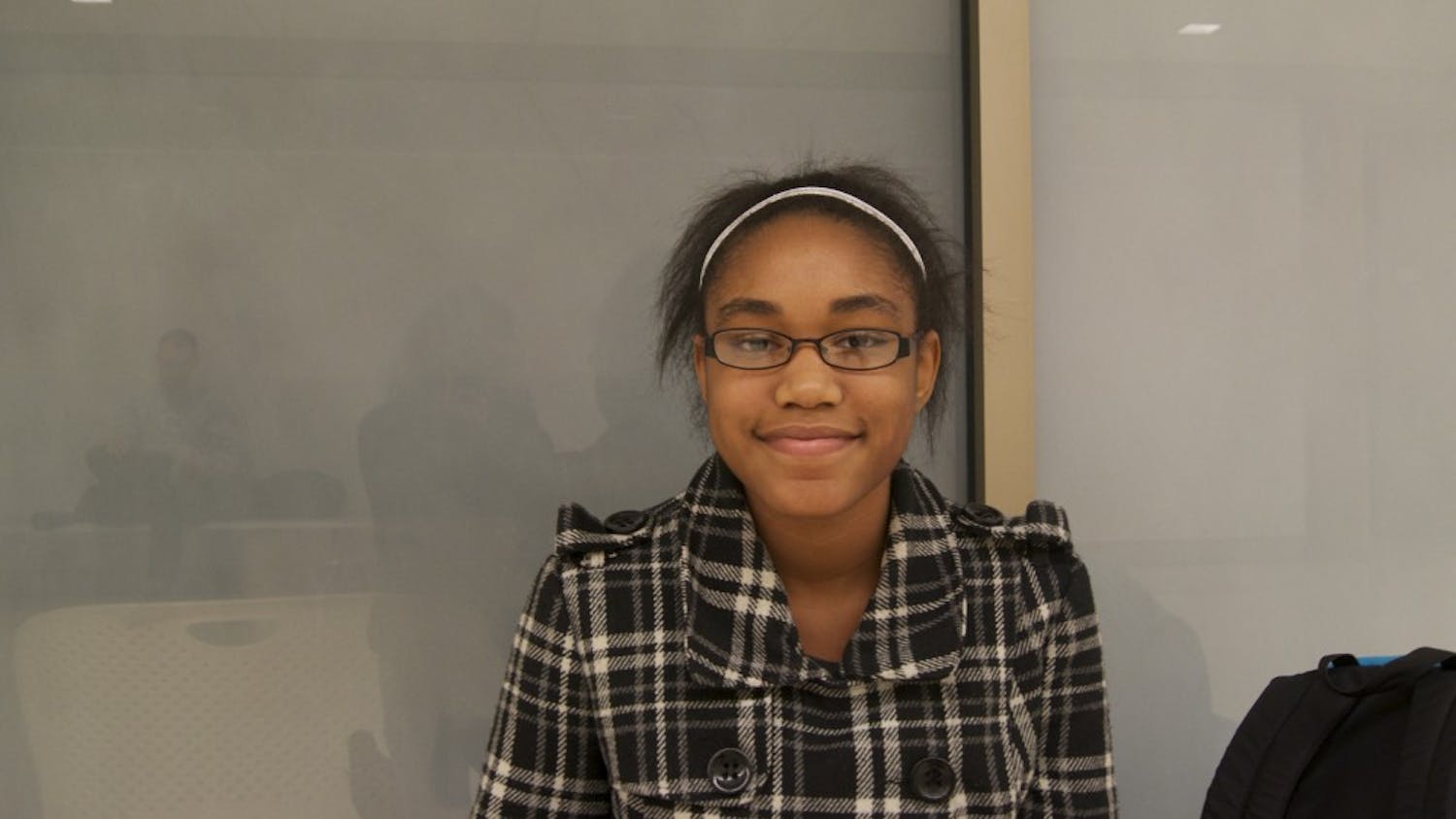 “I’ve been cramming all week, but I only have two, Spanish and math, so it’s not as bad as last semester.”Alea Mayes, third-year ECA, biology major