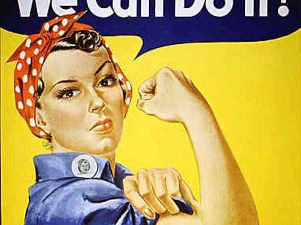 "Rosie the Riveter" was the nation's poster girl for patriotism during World War II. The real Rosie, Rose Will Monroe, worked at the Willow Run plant in Michigan.