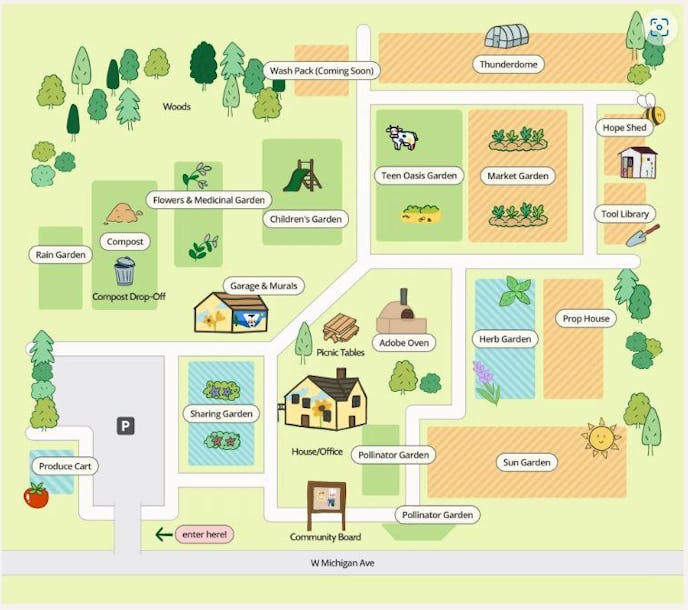 Growing Hope Farm Map 