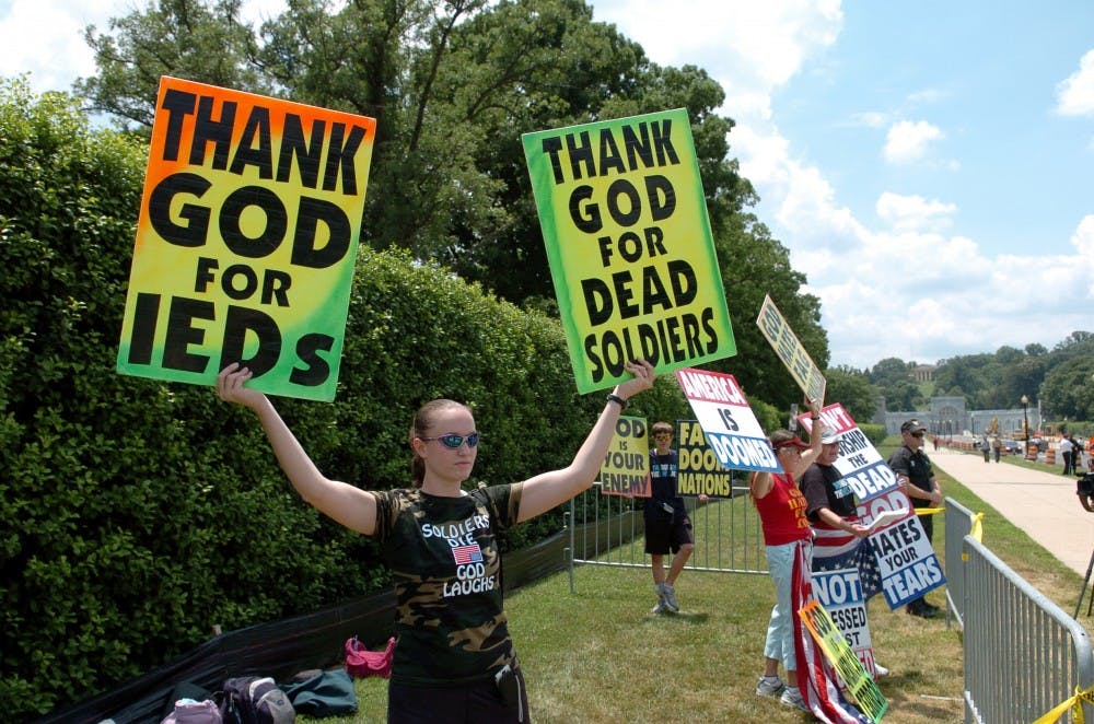 Opinion: Westboro Baptist Church protesting soldiers' funerals