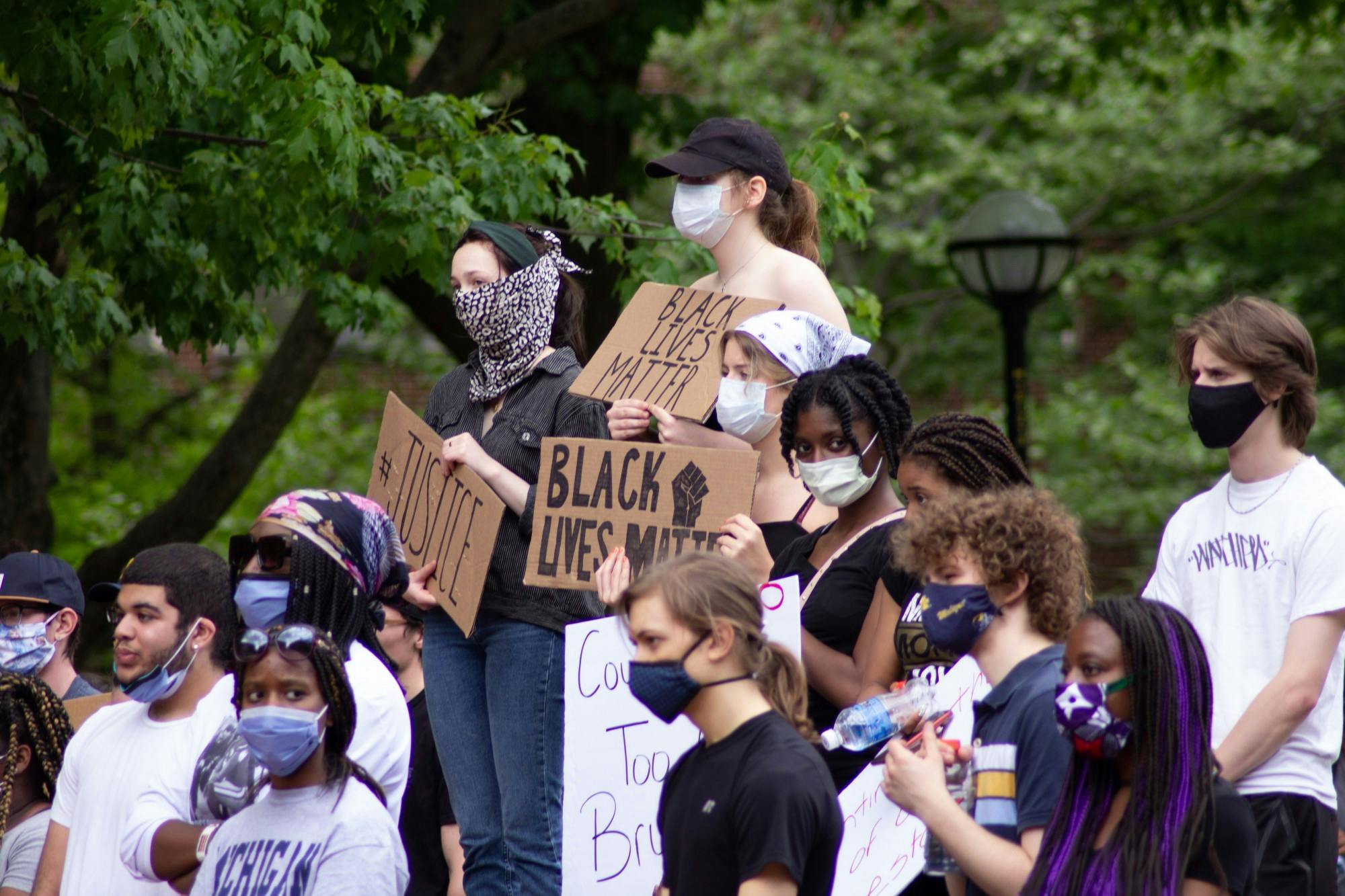 Gallery: Hundreds participate in BLM demonstration in downtown Ann Arbor on May 30