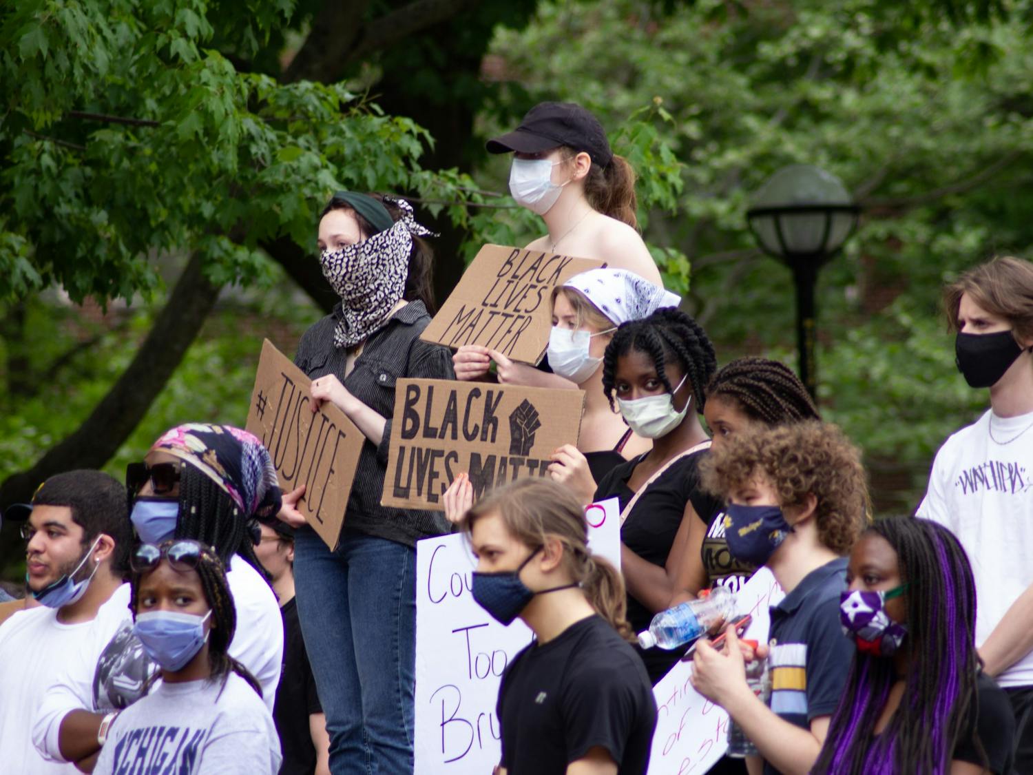 Gallery: Hundreds participate in BLM demonstration in downtown Ann Arbor on May 30