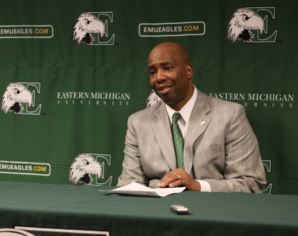 EMU basketball coach Charles Ramsey