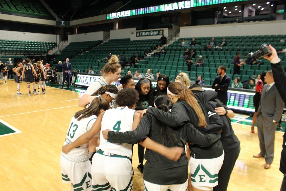First Period: EMU Women's Basketball vs Kent State
