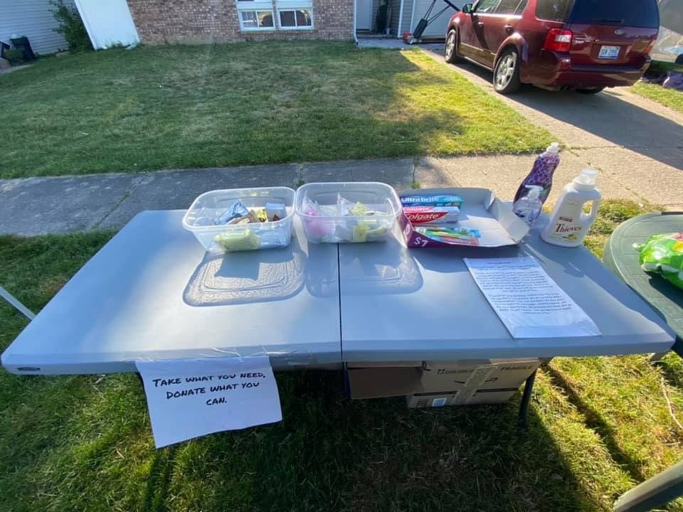 Tosha Estermyer Ypsilanti community food pantry toiletries