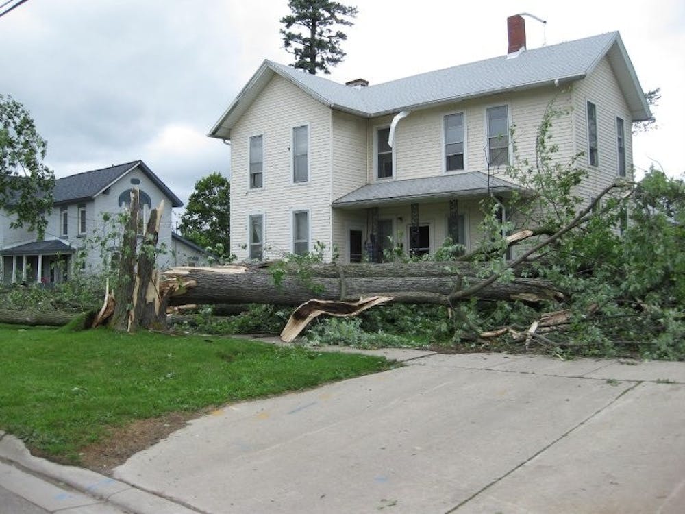 Dundee cleans up tornado damages