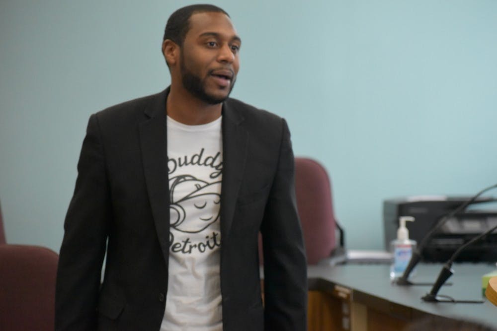 Chris Jackson at City Hall