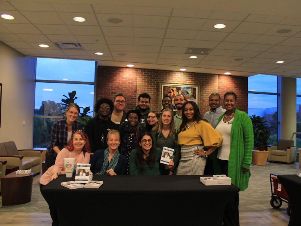  Author of What the Eyes Don't See holds book signing at EMU