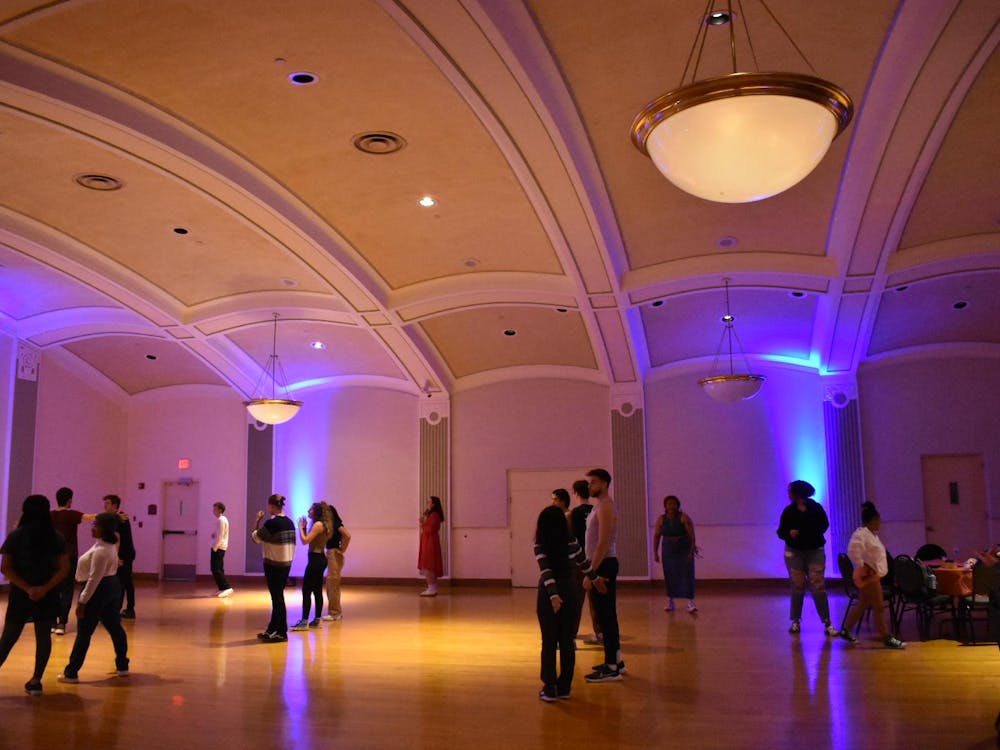 One of ALAS’s first events was a dance lesson called Horchata and Bachata hosted in the McKenny Hall ballroom on Thursday, September 28, 2023.