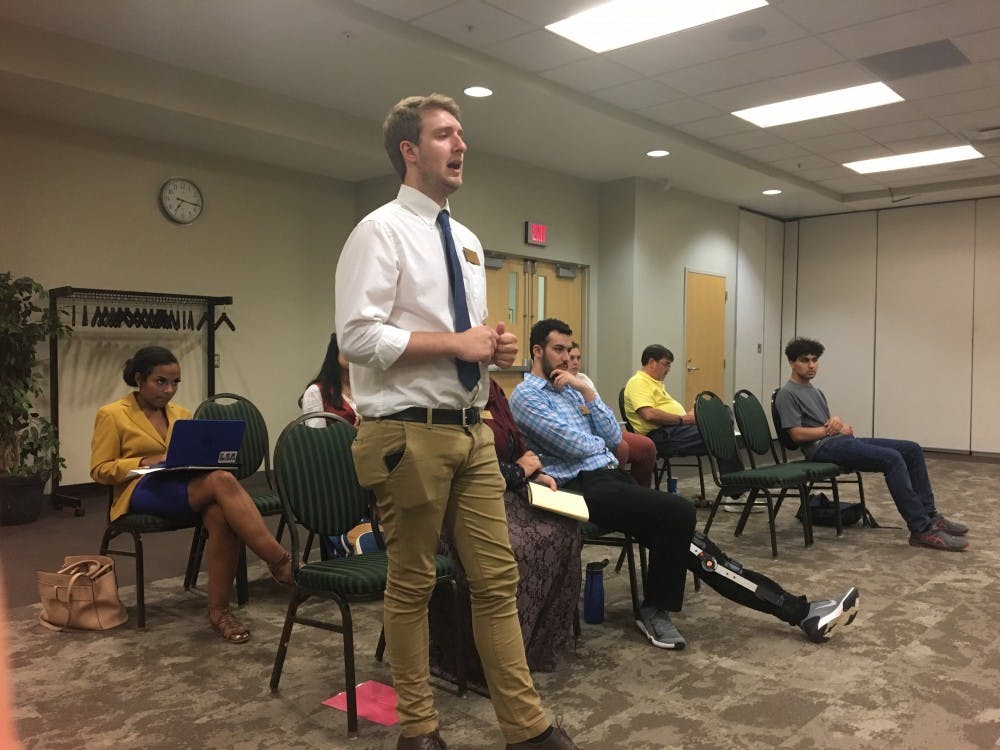 Student Body President Ethan Smith