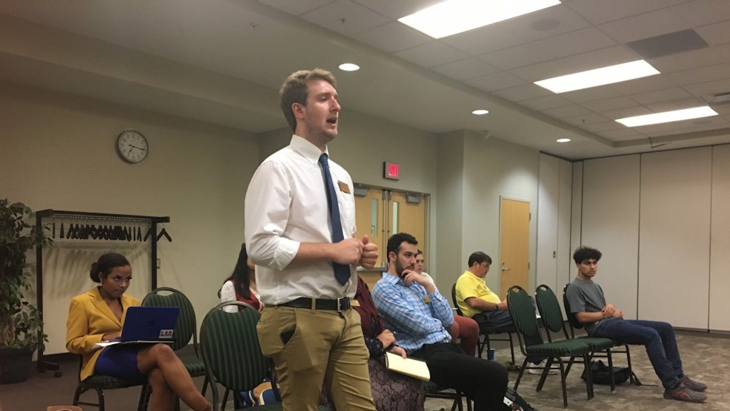 Student Body President Ethan Smith