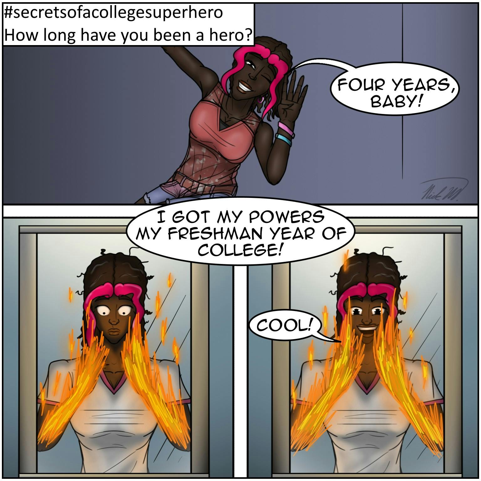 #secretsofacollegesuperhero