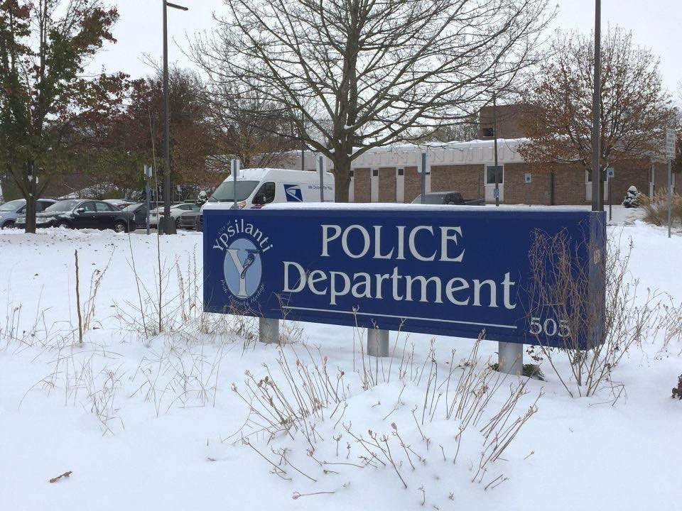 Ypsilanti Police Department Sign