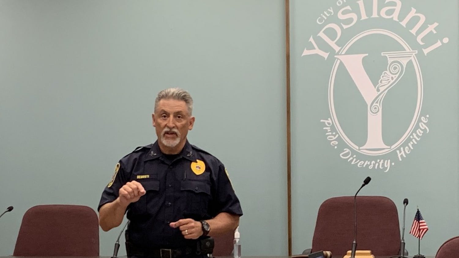 Ypsilanti Police Chief Tony DeGiusti 