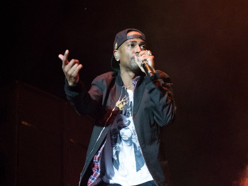 	Big Sean performs Wednesday night at the Convocation Center in Ypsilanti.