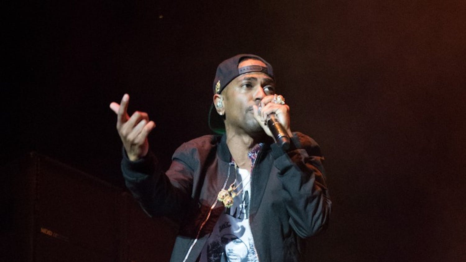 Big Sean performs Wednesday night at the Convocation Center in Ypsilanti.