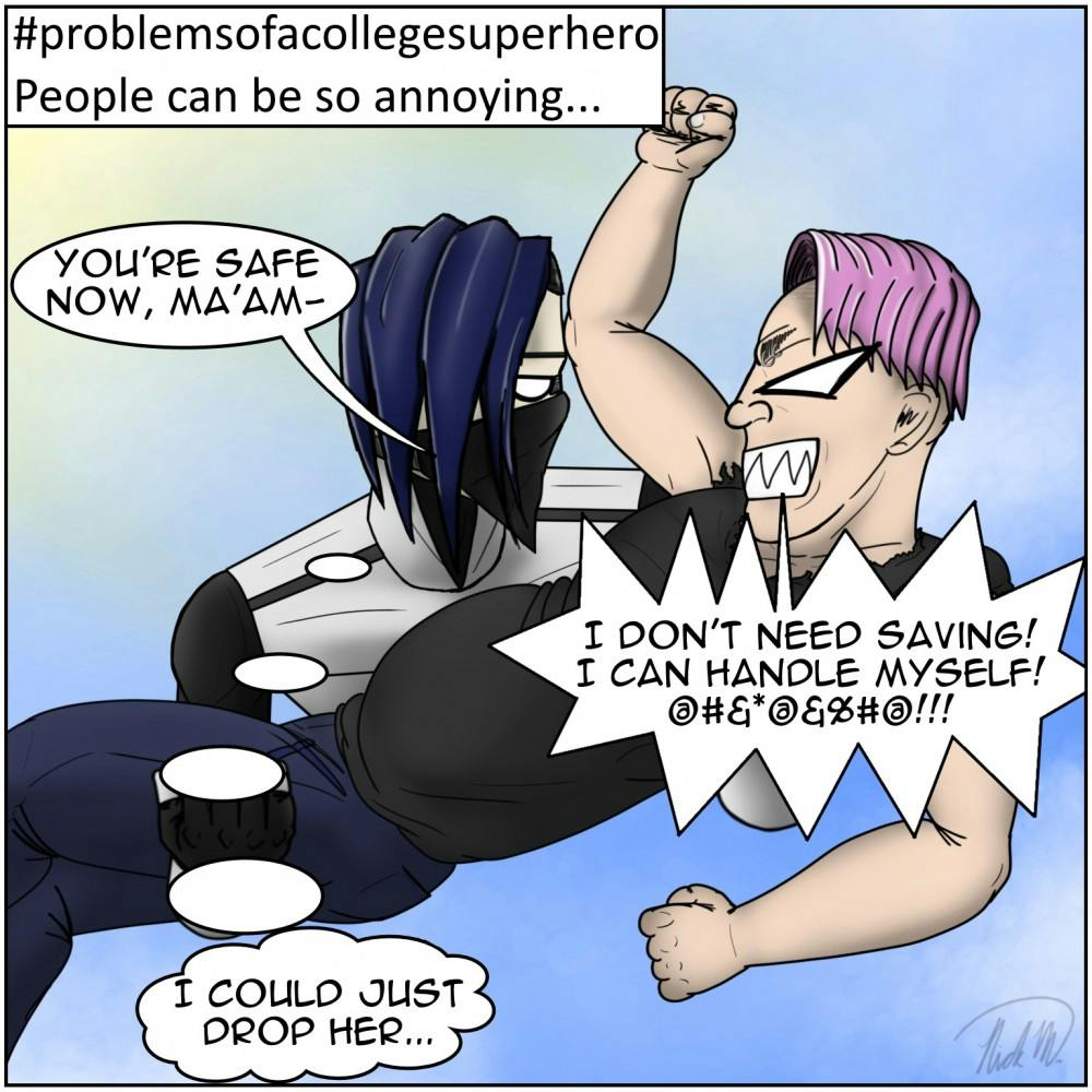 #problemsofacollegesuperhero
