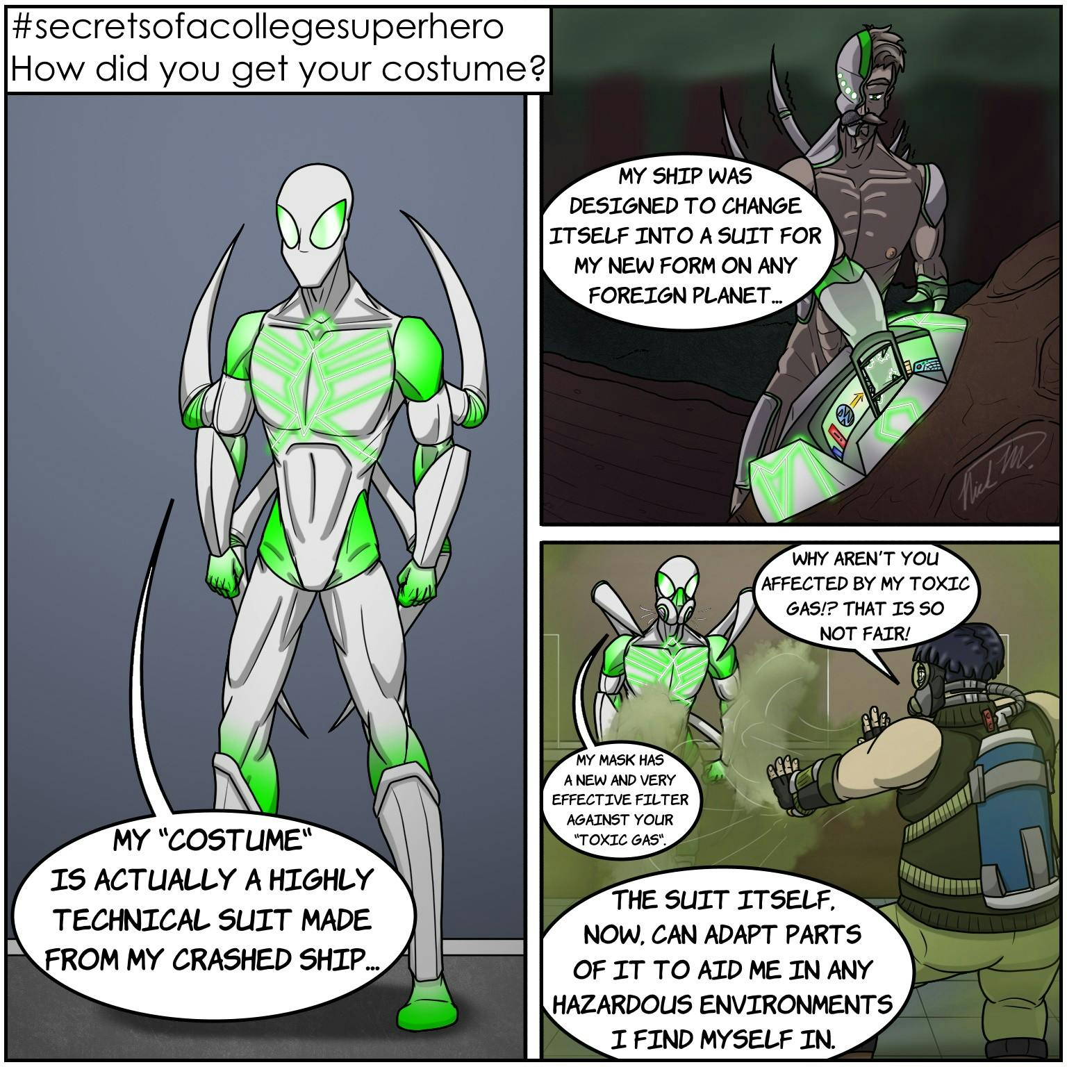 #secretsofacollegesuperhero