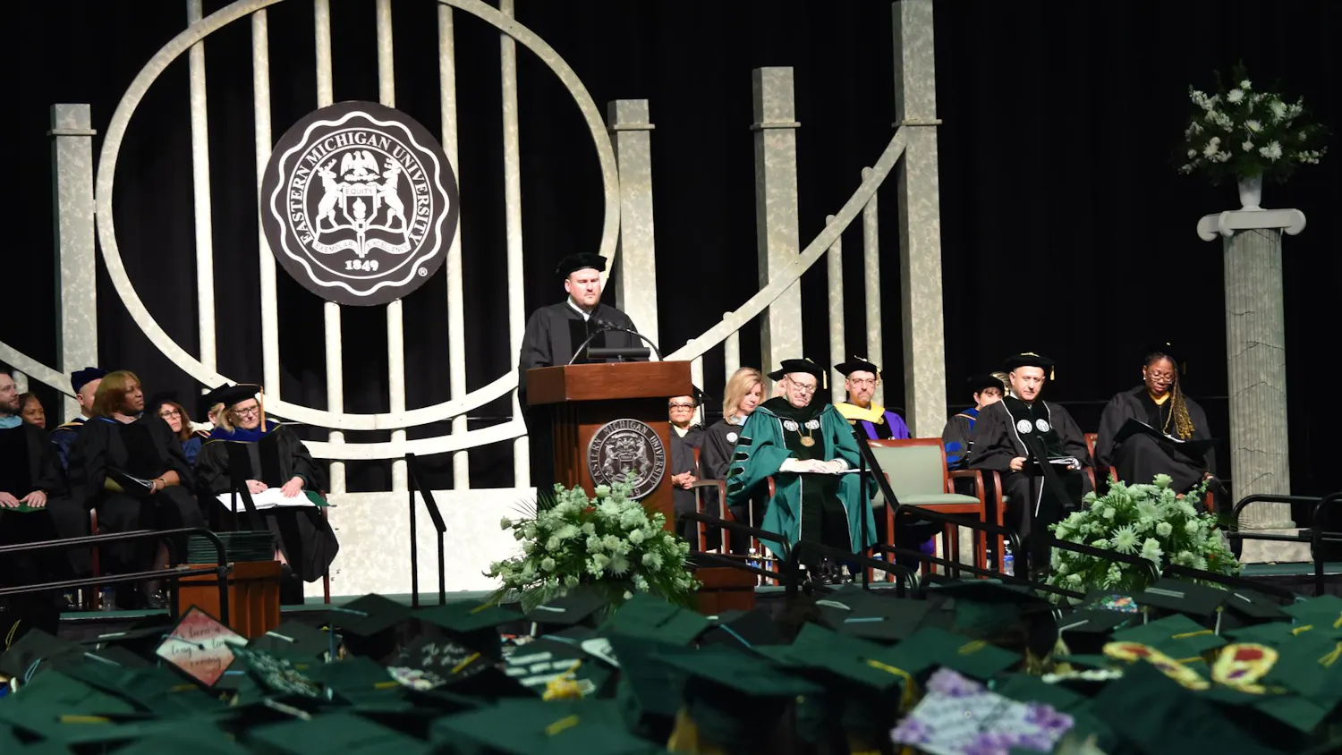 Eastern Michigan Eagles take on Spring Commencements