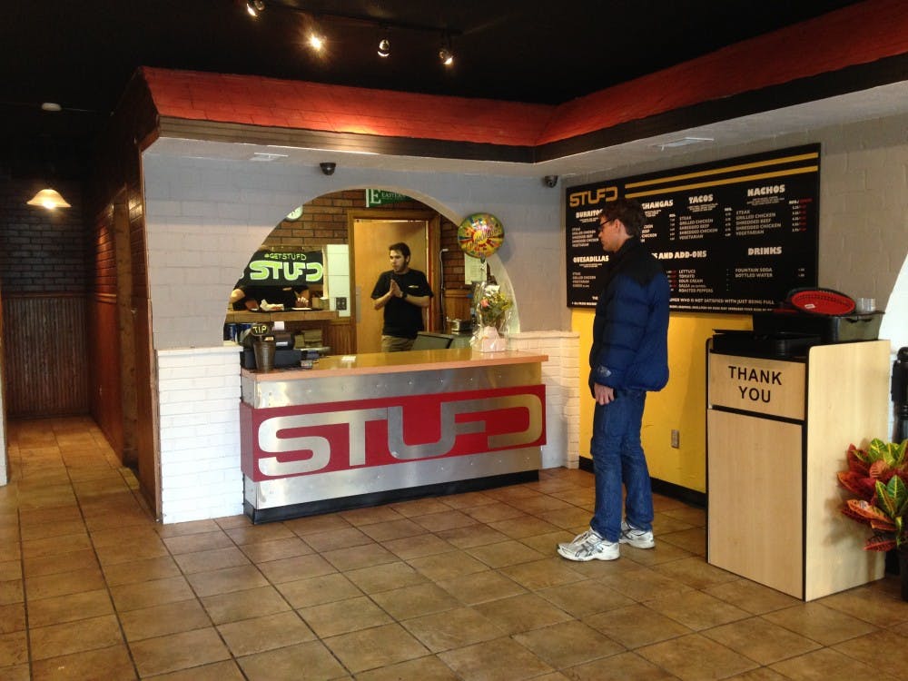 	STUFD offers quick, behind-the-counter service.