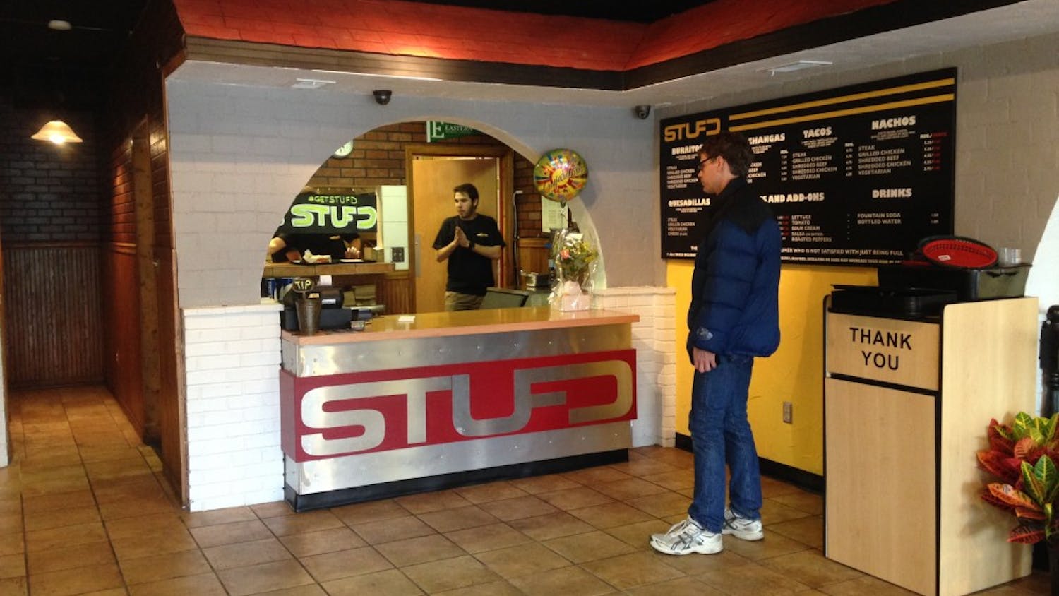 	STUFD offers quick, behind-the-counter service.