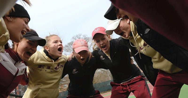 Womens Tennis Dominates In Double Header Elon News Network 9397