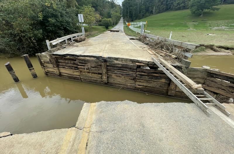 North Carolina small towns rebuild after Hurricane Helene - Elon News ...