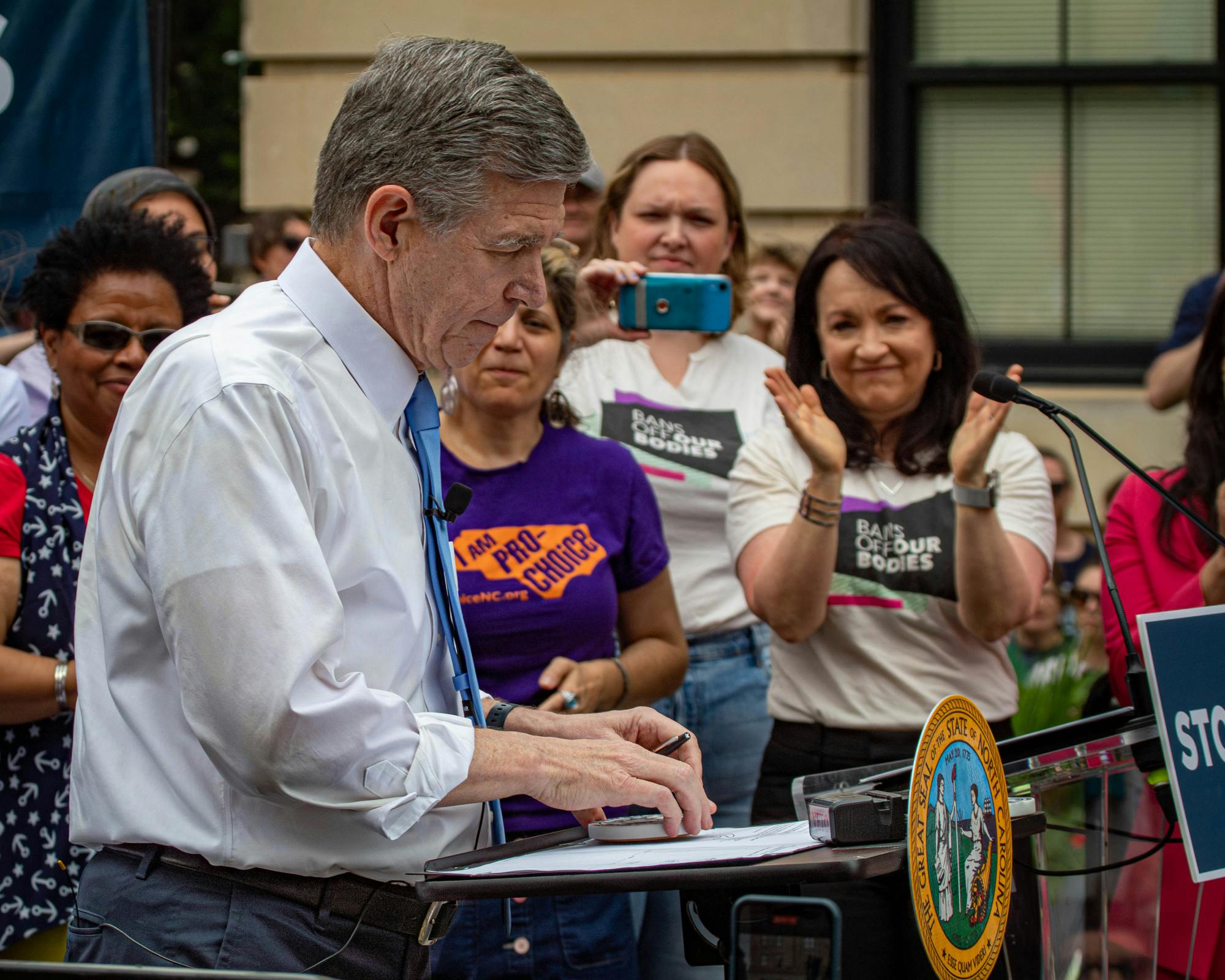 Gov. Roy Cooper Vetoes Abortion Bill At Rally In Raleigh - Elon News ...