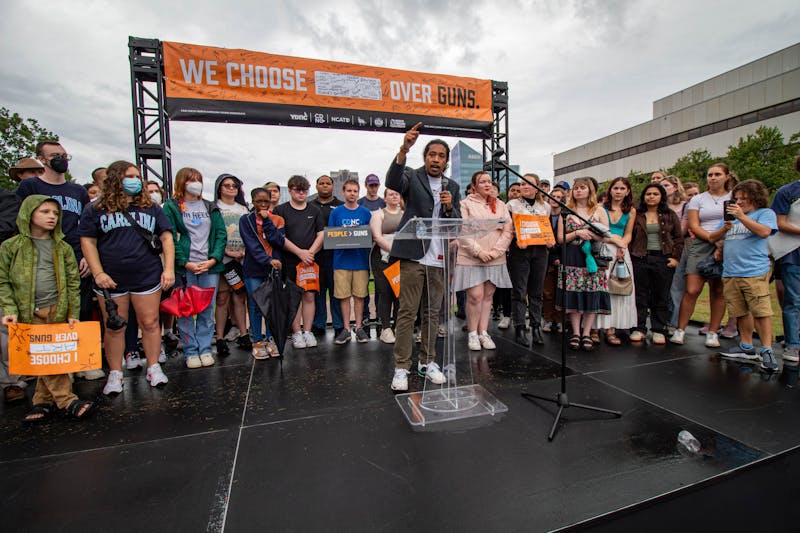 NC Democrats rally for gun regulations in wake of UNC shooting, lockdowns