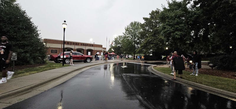 Elon University football home opener postponed