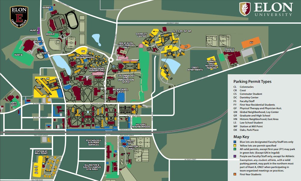 Elon University announces increase in parking permit price; freshman