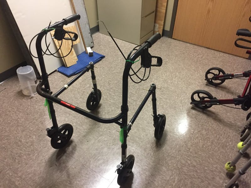 Elon senior's smart walker design to aid senior mobility Elon News