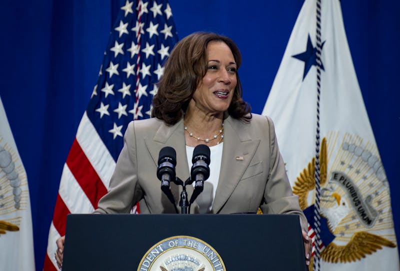 Kamala Harris visits Durham, speaks on Inflation Reduction Act - Elon ...