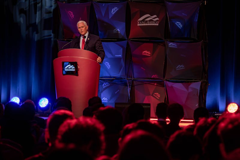 Former Vice President Mike Pence visits University of North Carolina, Chapel Hill