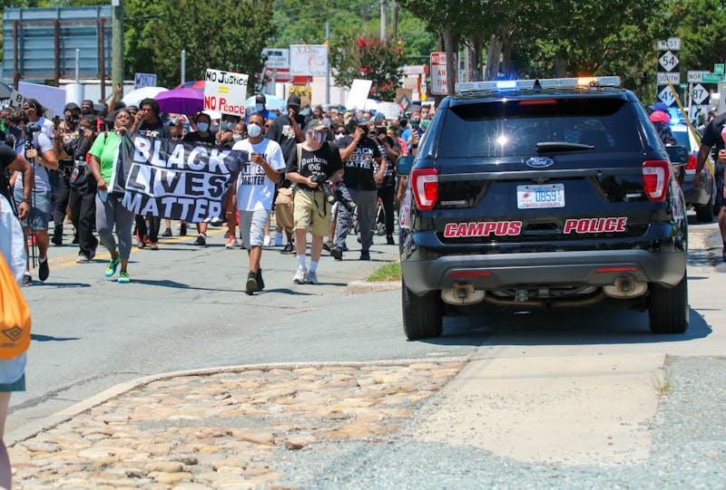 Committee Elon University Police stay in mutual aid