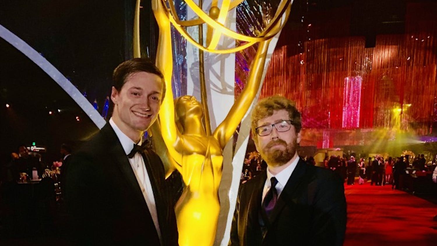 Nick Chamberlain (‘15) and Bill Parker (‘12) were nominated for a national Emmy award.
