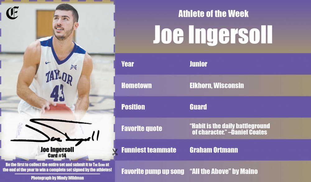 Athlete of the Week – Joe Ingersoll