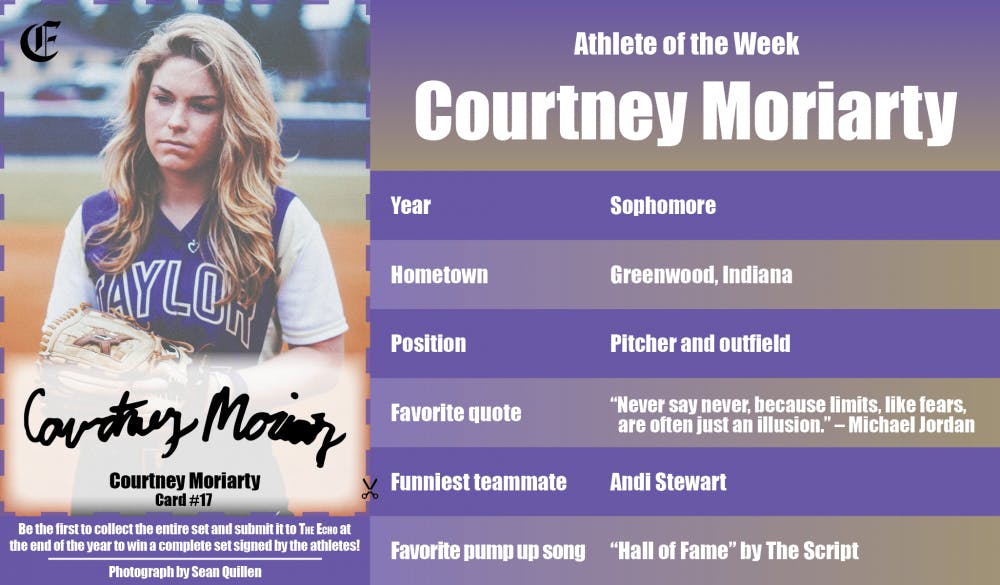Athlete of the Week – Courtney Moriarty