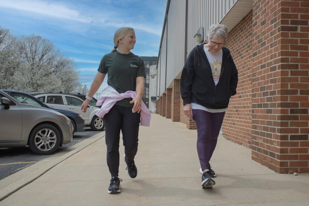 Student trainers can work with community members to increase health awareness