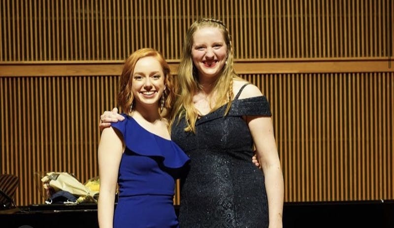 Madeline Logan and Victoria Koro took the stage for their senior recital on Mar. 30, 2020. (Photo Provided by Madeline Logan). 