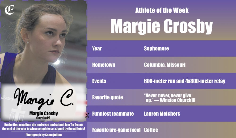 Athlete of the Week – Margie Crosby