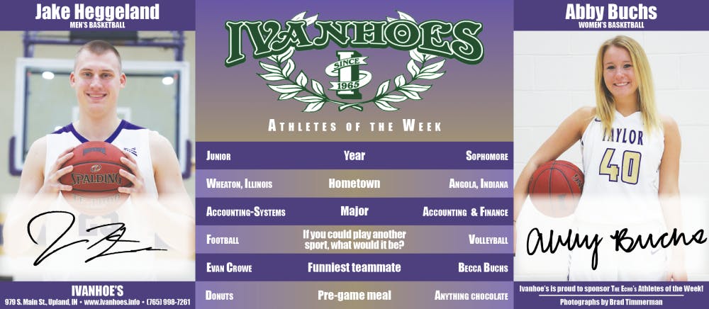 Athletes of the Week – Jake Heggeland and Abby Buchs