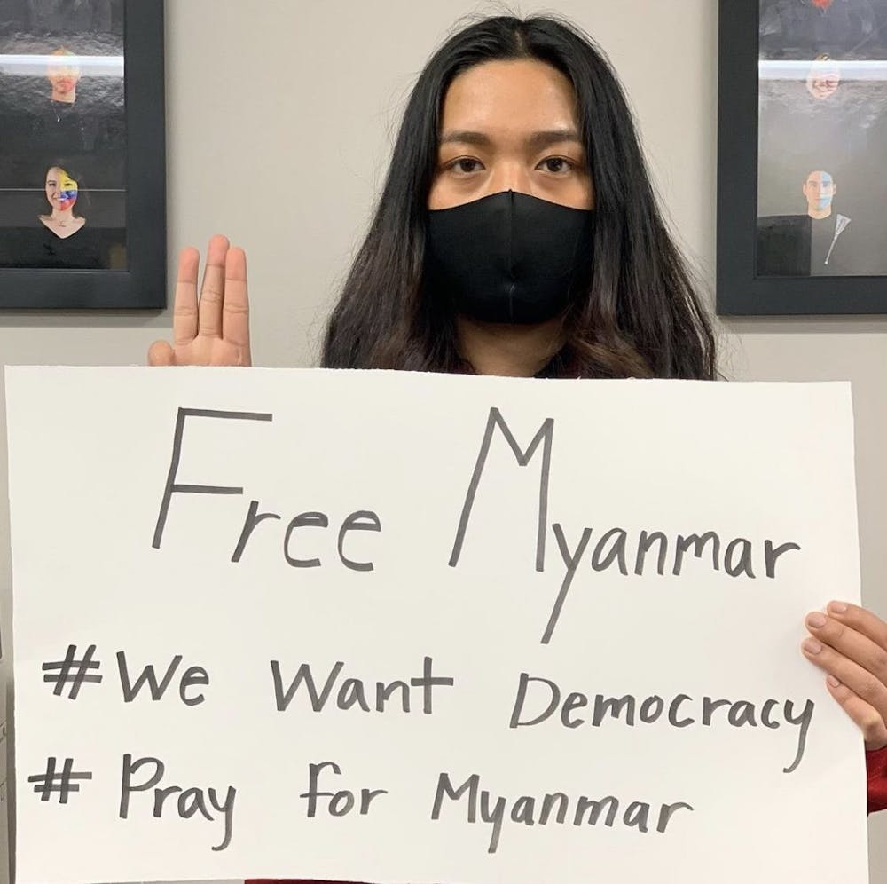 Burmese students reflect on the Myanmar coup