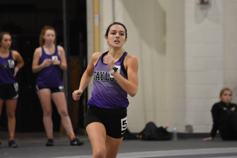 Taylor&#x27;s indoor track and field teams competed in the Crossroads League Championships last weekend. 